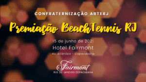 PREMIAÇÃO BeachTennisRJ 2020 